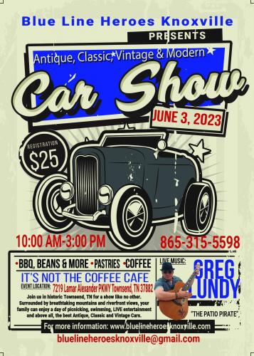 Antique Car Shows Blue Line Heroes in Knoxville TN